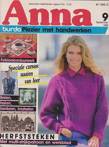 Anna-Burda Maandblad 1986 Nr. 9 September